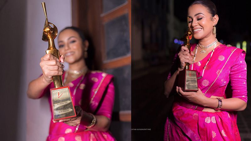 ''මගේ කලා ජීවිතයේ මං ලබපු, පළමු හොඳම නිළිය සම්මානය'' - ජනප්‍රිය රංගන ශිල්පිනි දිනක්ෂි ප්‍රියසාද්