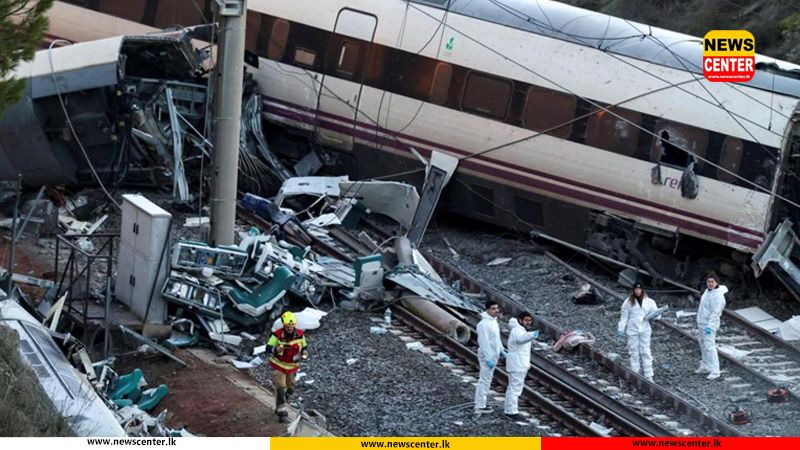 ස්පාඤ්ඤයේ දුම්රිය අනතුරින් මියගිය ගණන 39 දක්වා ඉහළට