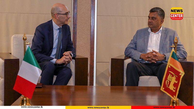 ශ්‍රී ලංකාවේ ඉතාලි තානාපති සහ ආරක්‍ෂක ලේකම්වරයා අතර විශේෂ හමුවක්