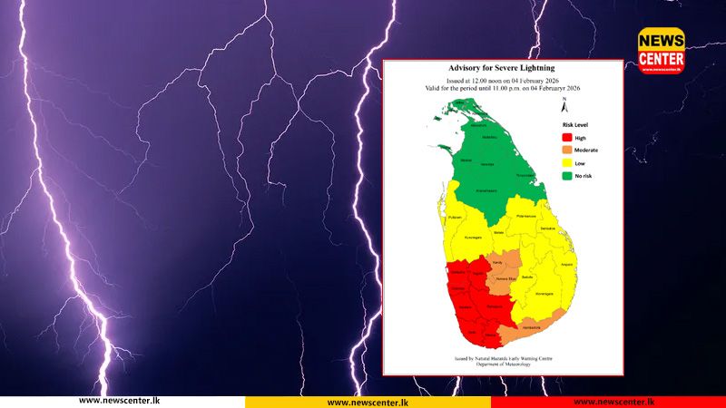 Advisory issued for severe lightning
