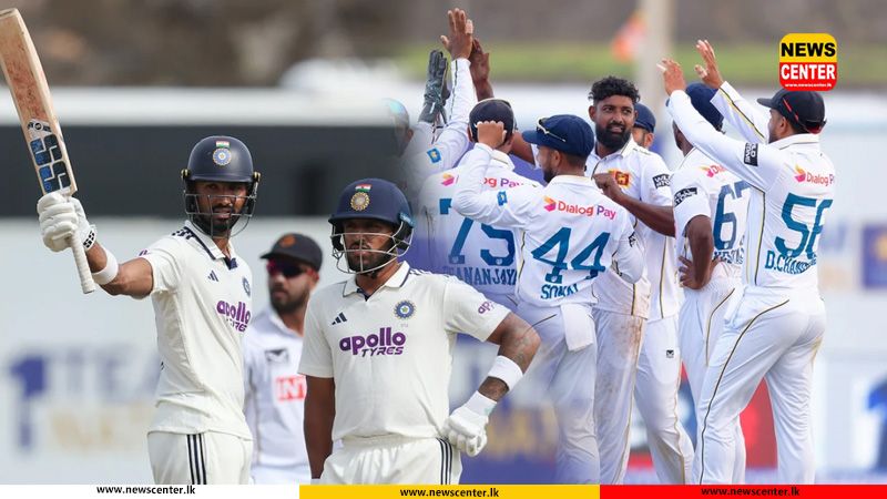 භාරත පුතුන්ගෙන් සිංහ පැටවුන්ට දරුණු ප්‍රහාරයක් - දෙවැනි දිනය අවසානයේ ඉන්දියාව ප්‍රබල තැනක 