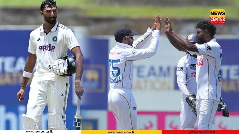 ඉන්දීය දෙවන ඉනිම ලකුණු 193කට සීමාවෙයි - තරගය ජයග්‍රහණයට ශ්‍රී ලංකාවට ලකුණු 372ක ඉලක්කයක් 