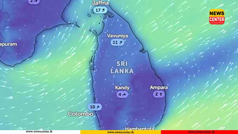 දිවයිනේ නිරිත දිග ප්‍රදේශවල වැසි තත්ත්වයේ වැඩිවීමක්