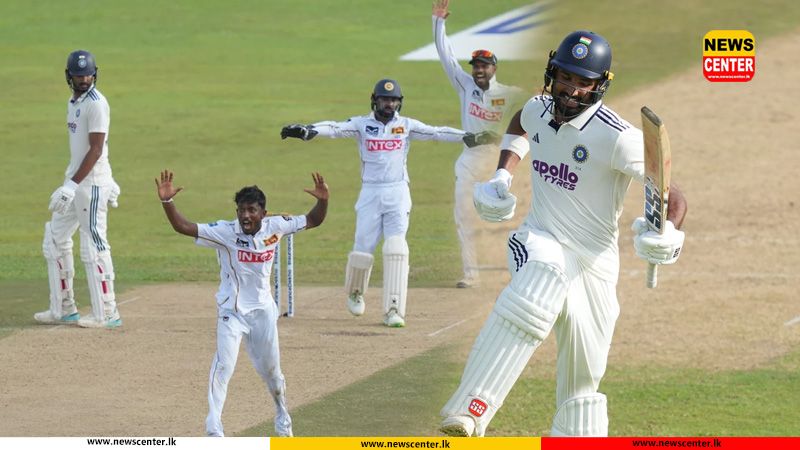 පළමු ටෙස්ට් ක්‍රිකට් තරගයේ පළමු දිනය අවසන් වනවිට ඉන්දියාව ප්‍රබල තැනක  