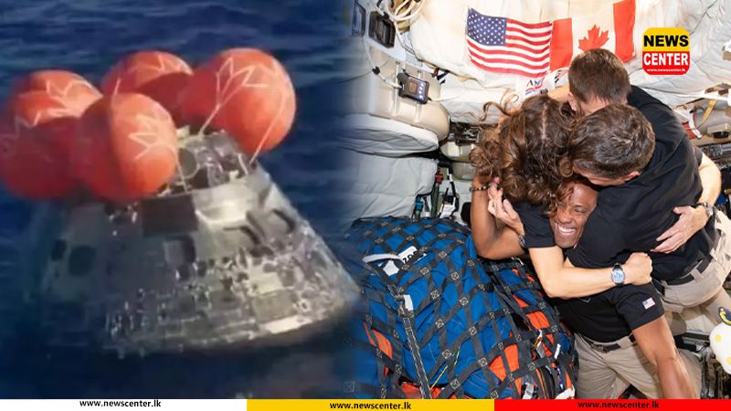 Artemis II astronauts return from moon with splashdown to close out record-breaking lunar voyage