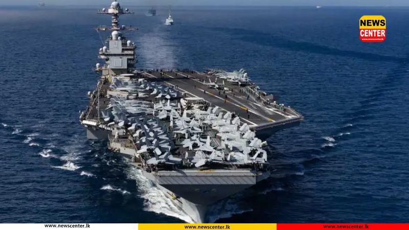 අමෙරිකානු ගුවන් යානා ප්‍රවාහන නෞකාවේ ගින්නක්