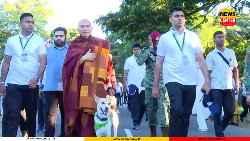 ‘Walk for Peace’ heads to Beligammana Rajamaha Viharaya in Mawanella today