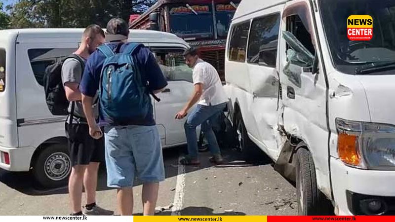 Van carrying foreign tourists involved in collision near Gregory Lake