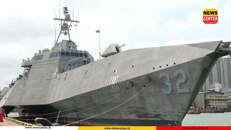 USS Santa Barbara arrives in Colombo