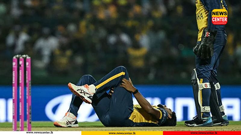 Injured Matheesha Pathirana leaves the field in third over against Australia in Kandy