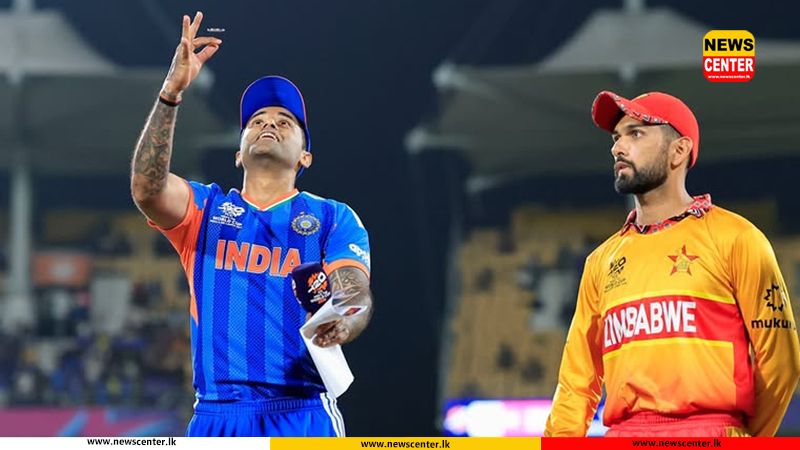 කාසිය වාසිය දිනූ සිම්බාබ්වේ කණ්ඩායම මුලින් පන්දු යැවීමට තීරණය කරයි 