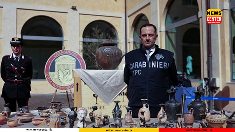 අමෙරිකාව ඉතාලියෙන් පැහැරගත් වටිනා පුරාවස්තු 337ක් නැවත භාරදෙයි