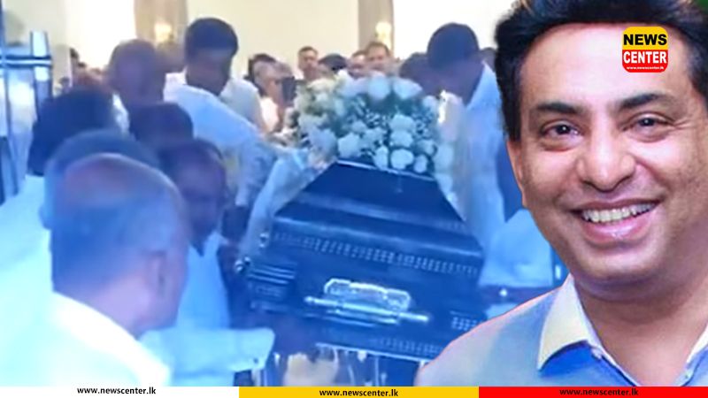 Final rites of former SriLankan Airlines CEO Kapila Chandrasena held at Borella Cemetery
