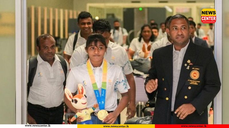 වෙරළ ක්‍රීඩා උළෙලේදී රන් පදක්කම දිනාගත් නිපුනි වාසනා දිවයිනට