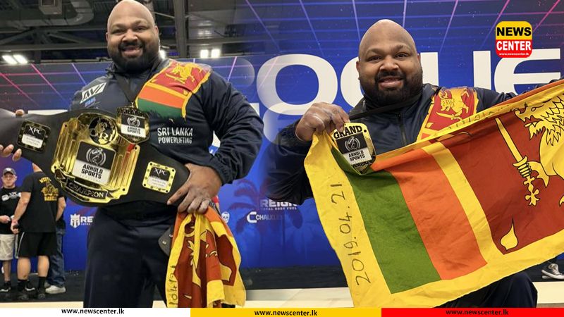 Ransilu Jayathilake wins historic gold for Sri Lanka at Arnold Sports Festival
