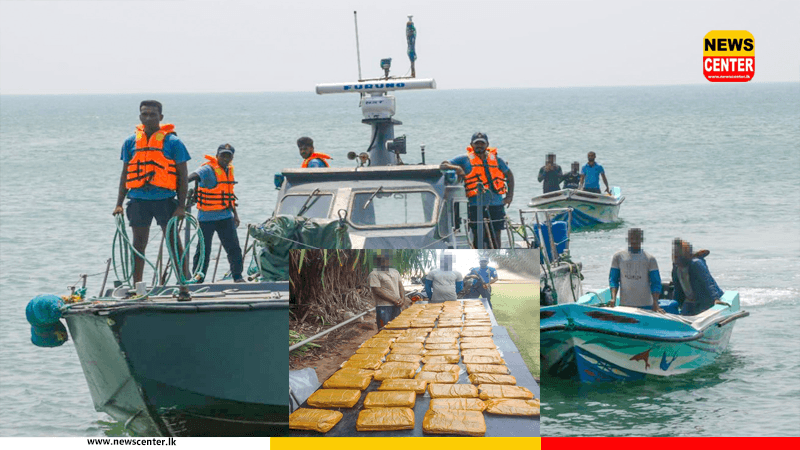 Over 50kg of Hashish found in boat seized in Mannar seas