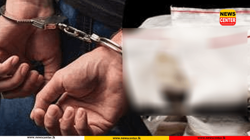   රුපියල් මිලියන ගණනක අයිස් හා හෙරොයින් සමඟ  ජාවාරම්කරුවෙක් දැලේ