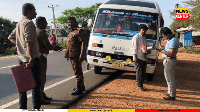  කිළිනොච්චියේ රථවාහන මෙහෙයුමක් - ධාවනයට නුසුදුසු වාහනවලට සහන කාලයක්