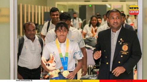 වෙරළ ක්රීඩා උළෙලේදී රන් පදක්කම දිනාගත් නිපුනි වාසනා දිවයිනට